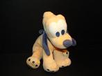 NICOTOY DISNEY BABY PLUTO HOND VELOURS GEEL MET, Verzenden, Nieuw, Overige typen