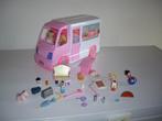 barbie camper ijscowagen met acc, Ophalen, Zo goed als nieuw, Barbie