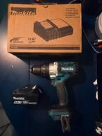 Makita Accuboor DDF481 + 5.0Ah accu + snellader (nieuw), Doe-het-zelf en Verbouw, Gereedschap | Boormachines, Ophalen of Verzenden