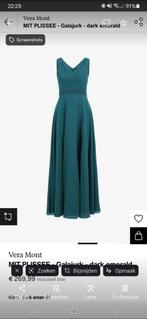 Vera Mont jurk mt. 50 blazer mt 48 kleur emerald, Ophalen, Galajurk, Overige kleuren, Maat 46/48 (XL) of groter