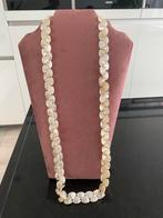 Vintage lange Parelmoer ketting, Sieraden, Tassen en Uiterlijk, Kettingen, Ophalen of Verzenden