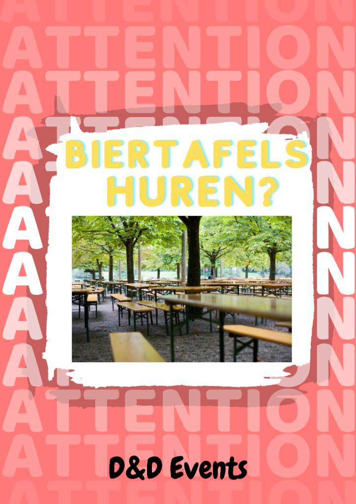 biertafels huren voor u evenement?, Hobby en Vrije tijd, Feestartikelen | Verhuur, Nieuw, Overige, Ophalen of Verzenden