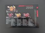 Ducati folder programma 2000 Nav World Ducati Weekend, Verzenden, Ducati
