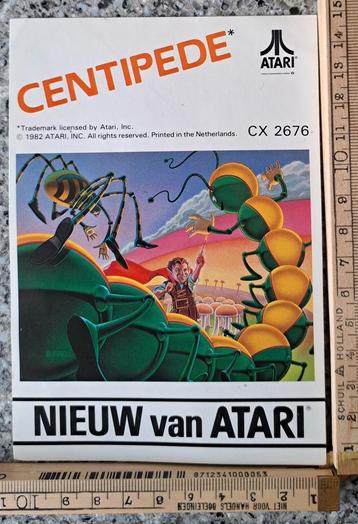 Vintage sticker ATARI spelcomputer Centipede Arcade game beschikbaar voor biedingen