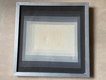Abstract schilderij Silvio Andrea Boero (1931-1987) gesign. beschikbaar voor biedingen