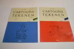 Leer Zelf Cartoons Tekenen — Complete 2-delige Cursus, Ophalen of Verzenden, Gelezen, Tekenen en Schilderen