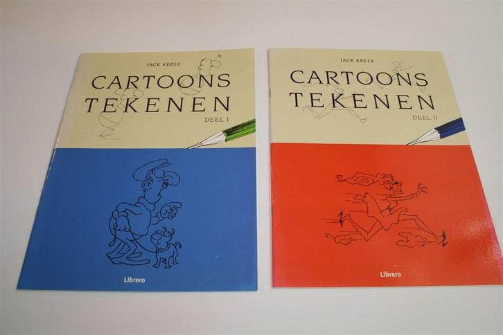 Leer Zelf Cartoons Tekenen — Complete 2-delige Cursus, Boeken, Hobby en Vrije tijd, Gelezen, Tekenen en Schilderen, Ophalen of Verzenden
