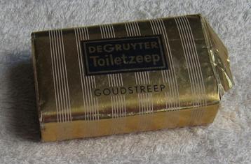 De Gruyter Goudstreep Toiletzeep (nieuw in de verpakking) beschikbaar voor biedingen