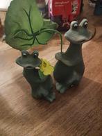 Leuke Kikkerbeeldjes Set, Tuin en Terras, Ophalen of Verzenden, Gebruikt, Kunststof, Dierenbeeld