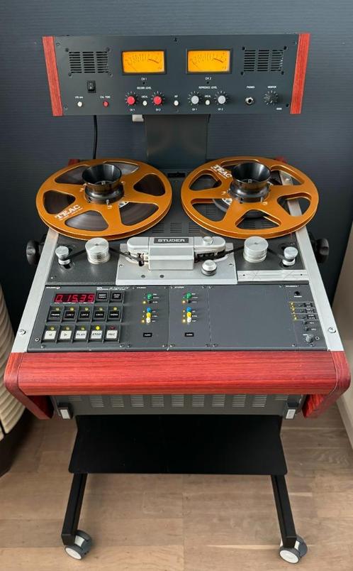 Studer A 810 + Trolly + Meter bridge Full serviced, Audio, Tv en Foto, Bandrecorders, Bandrecorder, Ophalen of Verzenden