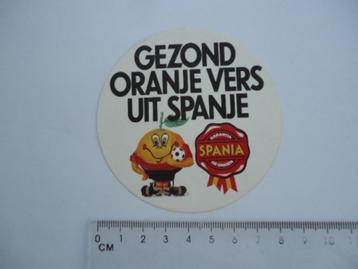 sticker oud Wk 1982 Spanje Worldcup mascotte voetbal spania beschikbaar voor biedingen