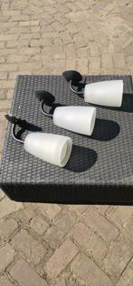4 wandlampen, Huis en Inrichting, Lampen | Wandlampen, Ophalen, Gebruikt, Glas, Modern