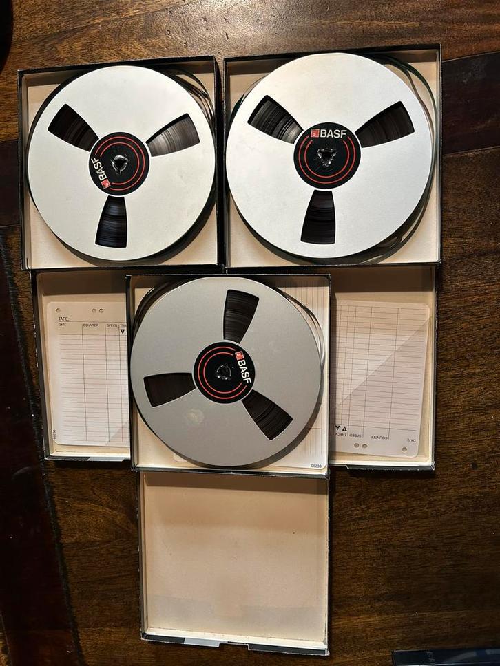 BASF LPR 35 banden - 3 stuks, Audio, Tv en Foto, Bandrecorders, Bandrecorder, Met banden, Ophalen of Verzenden