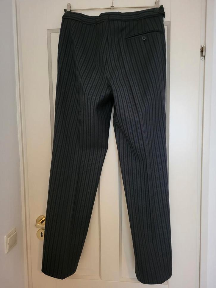 Wollmark herenbroek zwart/grijs - Nieuw!, Kleding | Heren, Broeken en Pantalons, Nieuw, Zwart, Ophalen of Verzenden