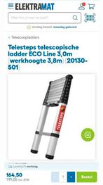 Telesteps - inschuifbare ladder 3 meter Nieuw - 76cm ingekl, Doe-het-zelf en Verbouw, Steigers, Ophalen of Verzenden, Nieuw, 5 meter of hoger