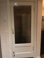 Jaren 30 tussendeur klapdeur, Ophalen, Gebruikt, Binnendeur, 200 tot 215 cm