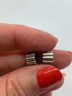 X645 Pandora zilveren stopper bedel ribbel, Pandora, Ophalen of Verzenden, X, Zilver