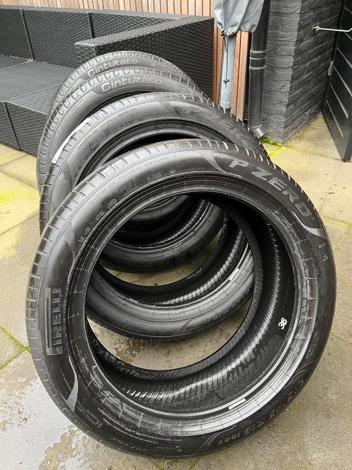 4x Pirelli zomerbanden 245/45 R18 100 Y stermarkering, Auto-onderdelen, Banden en Velgen, Band(en), Zomerbanden, 18 inch, 245 mm