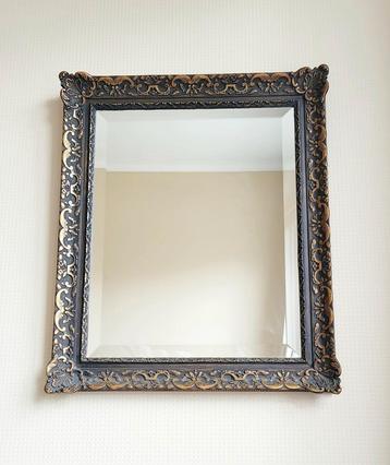 Prachtige antieke gouden facet geslepen spiegel!  beschikbaar voor biedingen