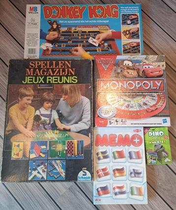 Diverse bordspellen en.puzzels beschikbaar voor biedingen