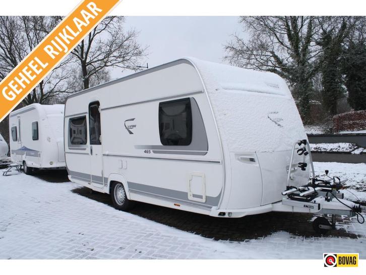 Fendt Saphir 465 SFB, Caravans en Kamperen, Caravans, tot en met 4, 1250 - 1500 kg, Rondzit, Fendt, Frans bed, Overige typen, 4 tot 5 meter
