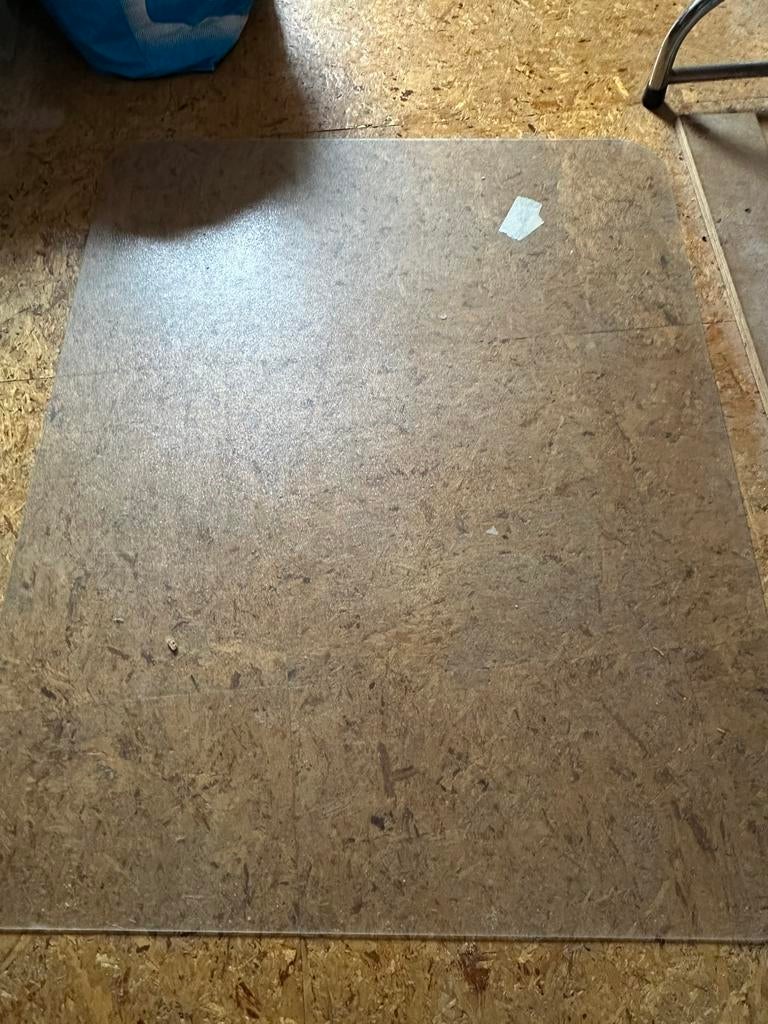 Bureaustoel mat/vloerbeschermer, Ophalen, Zo goed als nieuw