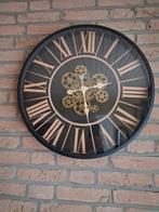 Grote Wandklok Romeinse Cijfers, Huis en Inrichting, Woonaccessoires | Klokken, Ophalen of Verzenden, Nieuw, Analoog, Wandklok