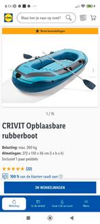 Opblaasbare boot compleet, Watersport en Boten, Kano's, Ophalen of Verzenden, Zo goed als nieuw, Twee personen, Opblaasbaar