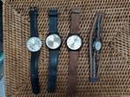 horloge 4 horloges, Overige merken, Leer, Polshorloge, Ophalen of Verzenden