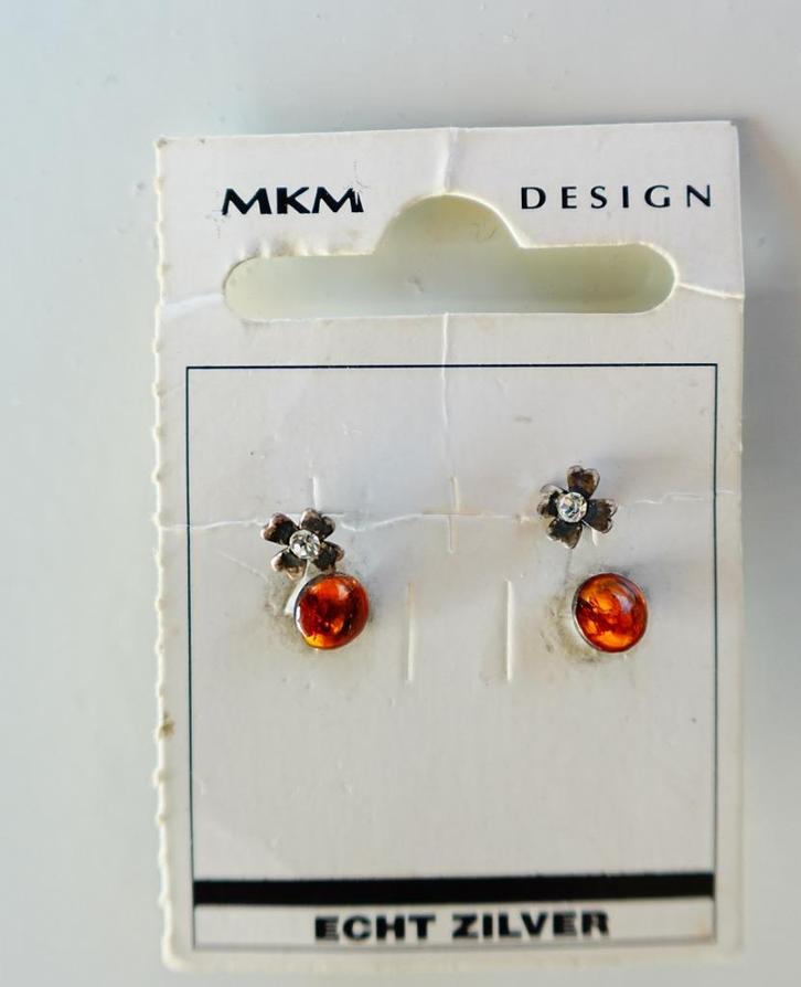 2 sets oorstekers *038, Sieraden, Tassen en Uiterlijk, Oorbellen, Nieuw, Knopjes of Stekers, Zilver, Zilver, Ophalen of Verzenden