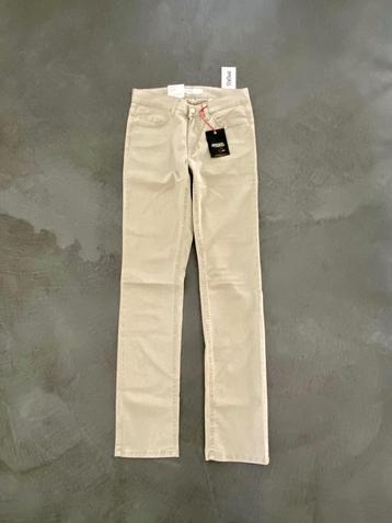 H192 Nieuw: Angels Cici mt. 36/38=S/M jeans L32 broek taupe beschikbaar voor biedingen