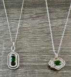 Diopsiet hangers/kettingen 925 zilver, Ophalen of Verzenden, Nieuw