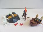 PLAYMOBIL Piraat met schat en Roeiboot - 71254 met skelet, Ophalen of Verzenden, Gebruikt, Los playmobil