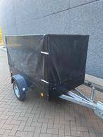 Enkelasser Aanhanger met Zeil, Auto diversen, Aanhangers en Bagagewagens, Ophalen of Verzenden, Zo goed als nieuw