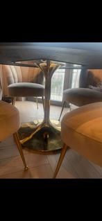 Richmond Ronde Eethoek 140 + 5 Stoelen, Ophalen, 100 tot 150 cm, Rond, Zo goed als nieuw