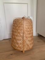 Rieten hanglamp - Ikea Knixhult 40 cm, Huis en Inrichting, Lampen | Lampenkappen, Ophalen, Beige, Zo goed als nieuw, 50 cm of meer