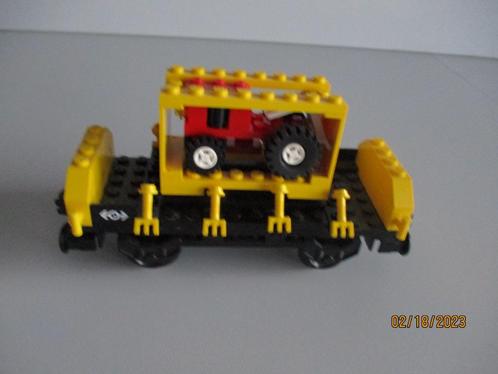 LEGO GELE 9 v 4563 (2) Goederenwagon perfecte staat!!-, Kinderen en Baby's, Speelgoed | Duplo en Lego, Zo goed als nieuw, Lego