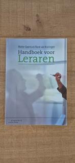 Handboek voor Leraren - Walter Geerts, z.g.a.n., Ophalen of Verzenden, Zo goed als nieuw, Walter Geerts en René van Kralingen