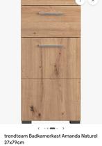 Badkamerkast Amanda Naturel 37x79cm, Huis en Inrichting, Minder dan 50 cm, Nieuw, Ophalen of Verzenden, Minder dan 100 cm
