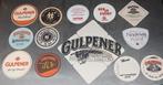 16 stuks Bierviltjes Gulpener Bier, Ophalen of Verzenden, Zo goed als nieuw, Viltje(s), Overige merken