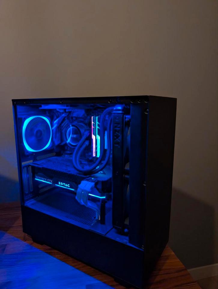 NZXT game pc - Ryzen 5 3600 + Zotac gtx1080-TI, Computers en Software, Desktop Pc's, Zo goed als nieuw, 3 tot 4 Ghz, HDD, SSD