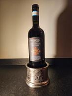 Verzilverde flessenhouder met eiken bodem, Ophalen of Verzenden