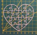 Snijmal hart / puzzelstukje, Ophalen of Verzenden, Zo goed als nieuw, Overige thema's, Pons of Mal