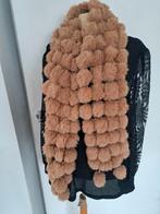 Sjaal imitatiebont camel, Kleding | Dames, Mutsen, Sjaals en Handschoenen, Verzenden, Zo goed als nieuw, Sjaal