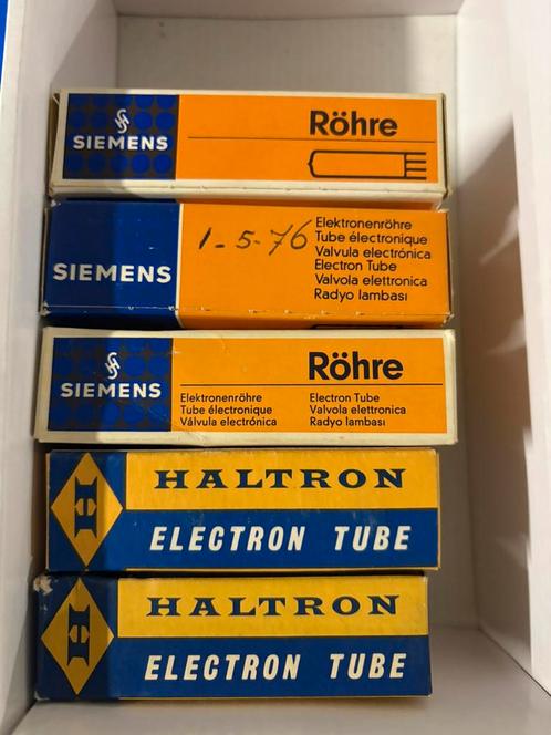 10x Elektronen buizen voor radio / Haltron en Siemens, Audio, Tv en Foto, Radio's, Nieuw, Radio, Ophalen of Verzenden