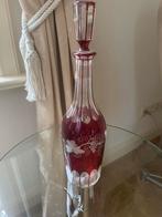 Antieke Boho glazen karaf, Antiek en Kunst, Antiek | Glas en Kristal, Ophalen of Verzenden