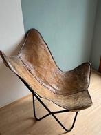 Vlinderstoel, Huis en Inrichting, Ophalen, Gebruikt, Bruin, Metaal