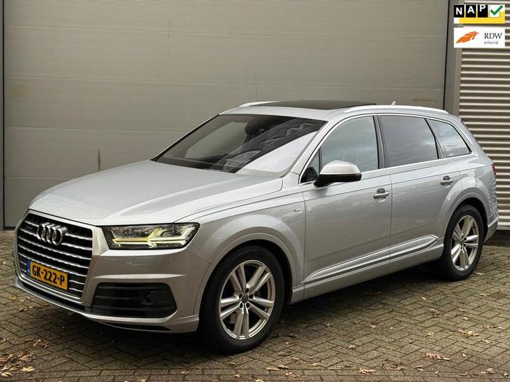 Audi Q7 3.0 TDI quattro l Pro Line l S Line l 7persoons l Vi, Auto's, Audi, Bedrijf, Te koop, Q7, 4x4, ABS, Achteruitrijcamera