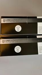 2 dozen Unigloves handschoenen, zonder Latex! Zwart, Toebehoren, Ophalen of Verzenden, Handen en Nagels, Zo goed als nieuw
