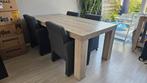 Eettafel met 4 stoelen, Huis en Inrichting, Tafels | Eettafels, Ophalen of Verzenden, Zo goed als nieuw, Rechthoekig, 50 tot 100 cm